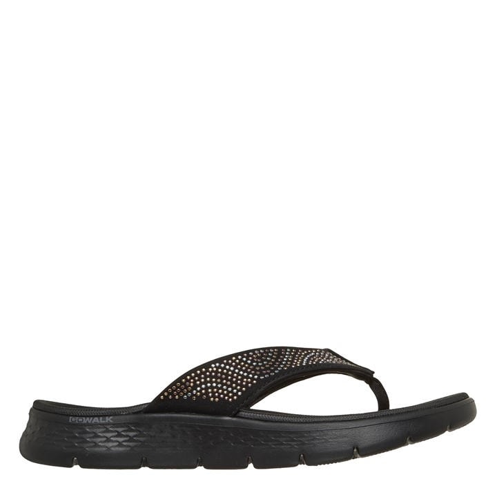 Skechers Women's Black Flip Flops in Size 4, Sports Direct