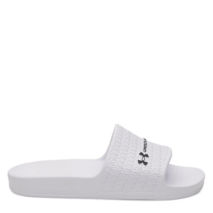 Under Armour Women's White Pool Sliders in Size 7, Sports Direct