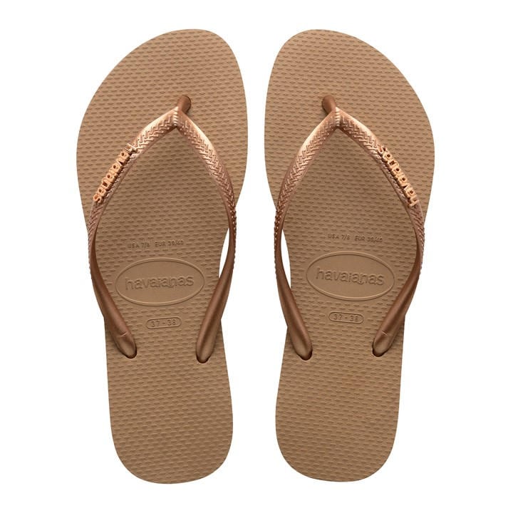 Havaianas Women's Pink Slim Flip Flops in Size 6-7(39/40), Sports Direct