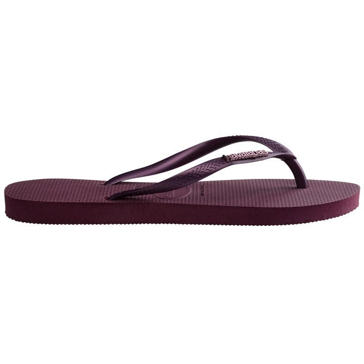 Havaianas Women's Purple Slim Flip Flops in Size 3.5, Sports Direct