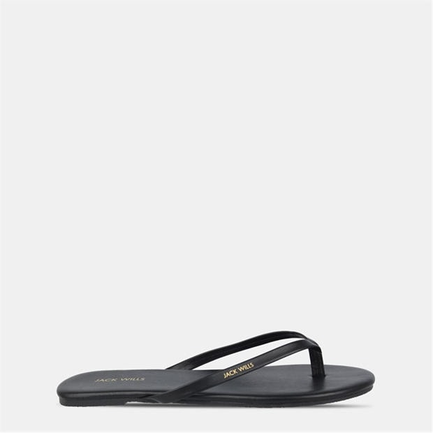 Black - Jack Wills - Jack Wills Flip Flops Womens