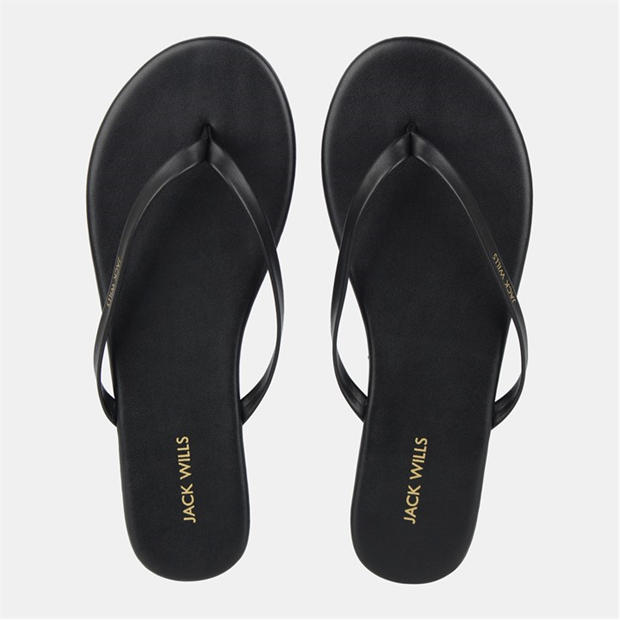 Black - Jack Wills - Jack Wills Flip Flops Womens