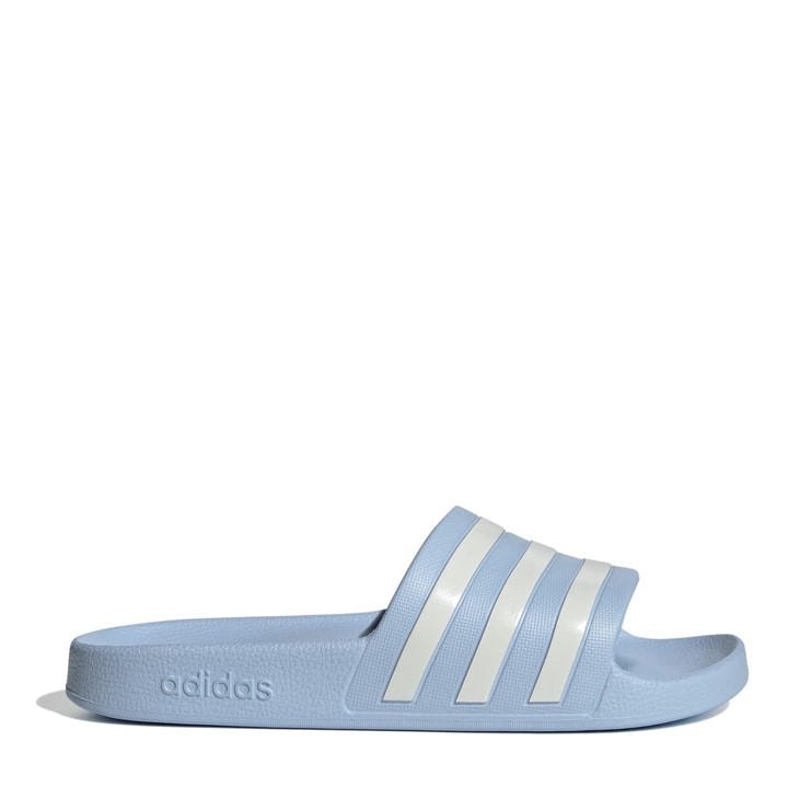 Adidas Women's Blue Adilette Aqua Slide - Size 6