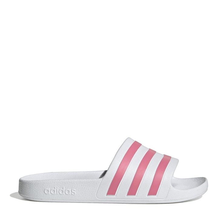 Adidas Women's White Adilette Aqua Slide in Size 4, Sports Direct