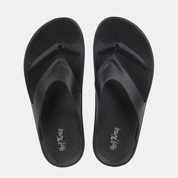 Black - Hot Tuna - HT Flip Flops Womens