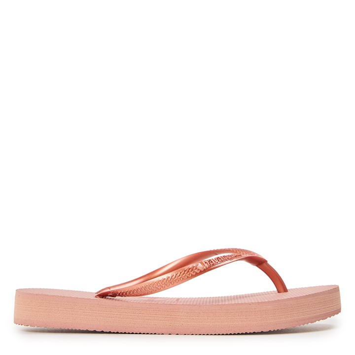 Havaianas Women's Black Hav. Slim Flatform Crocus Rose 35/3 Flip Flops in Size 4, Sports Direct