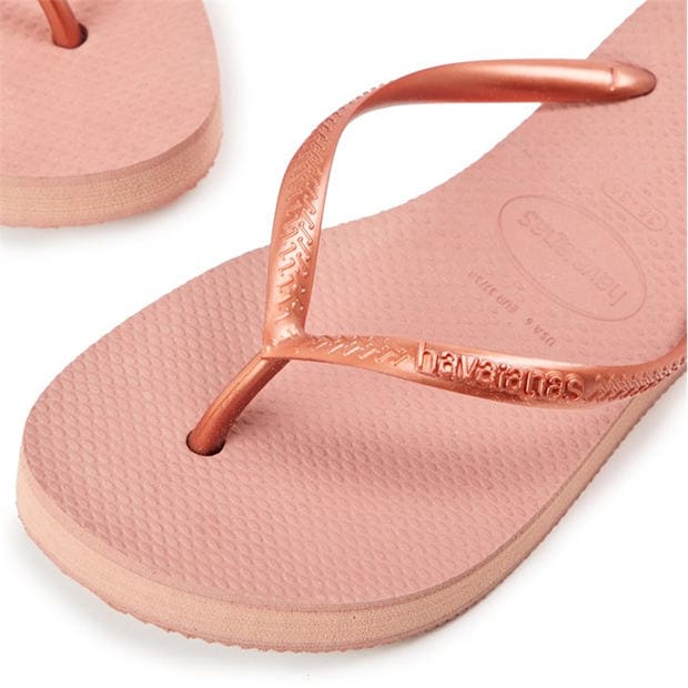 Dark Black - Havaianas - Hav. Slim Flatform Crocus Rose 35/3 Flip Flops Womens