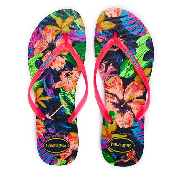 Navy/Floral - Havaianas - Women's Flip Flops