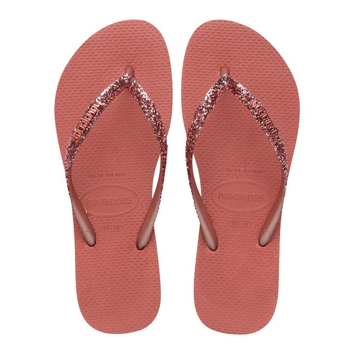 Havaianas Women's Pink Flip Flops in Size 6-7(39/40), Sports Direct