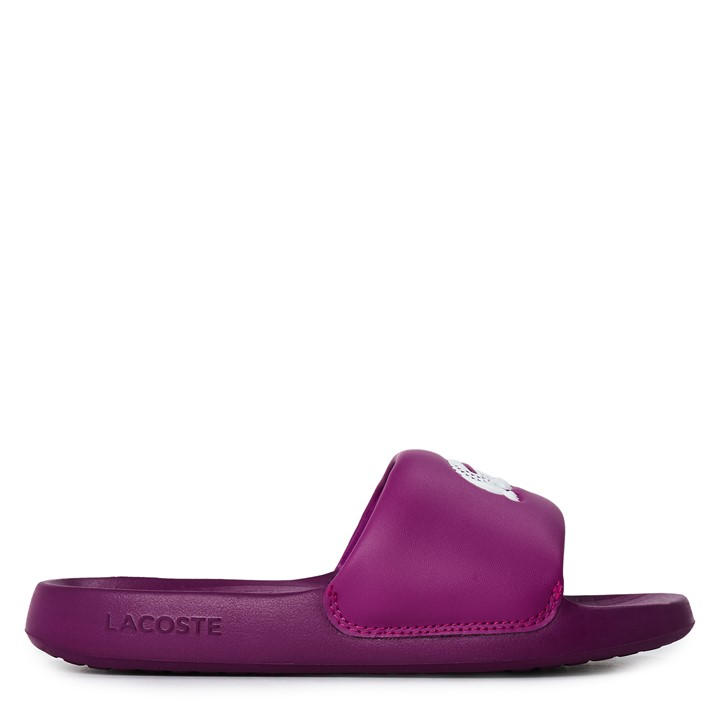 Lacoste Women's Purple Serve Slide 1.0 Slider in Size 5, Sports Direct