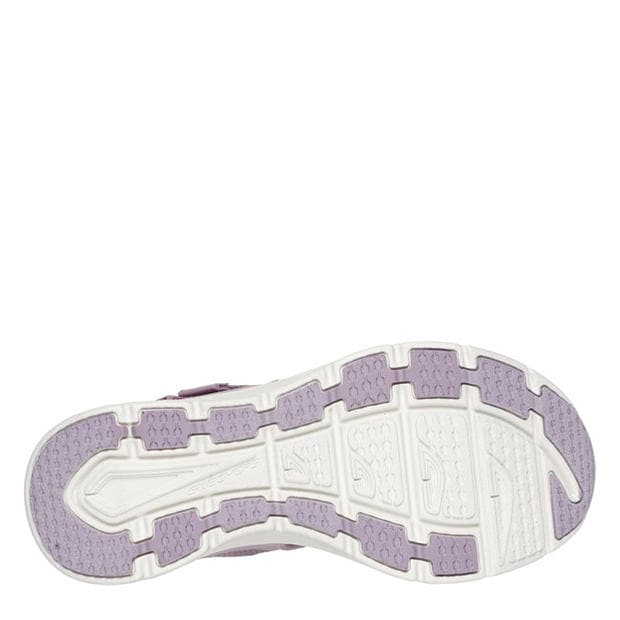 Lavender - Skechers - Adjustable Buckle Double Band Sling Sports Sandals Womens