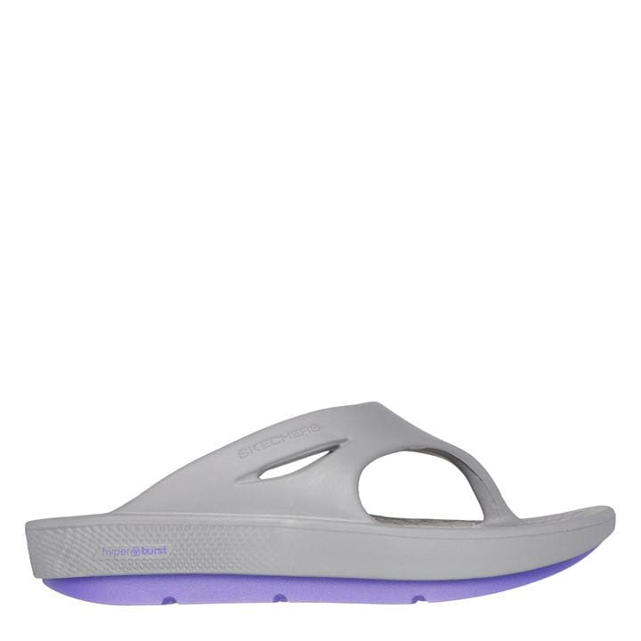Skechers Women's Grey 3Pt Sandal Sports Sandals in Size 6, Sports Direct