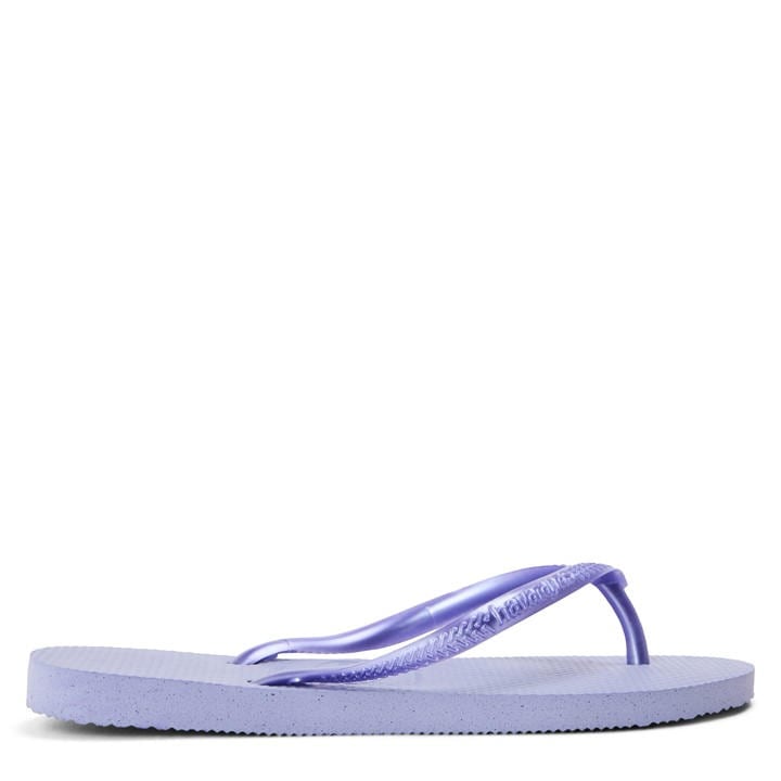 Havaianas Women's Purple Hav. Slim Bronze Flip Flops in Size C12, Sports Direct