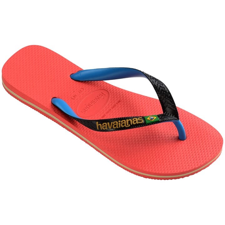Havaianas Women's Pink Hav Brasil Mix Flip Flops in Size C10.5, Sports Direct