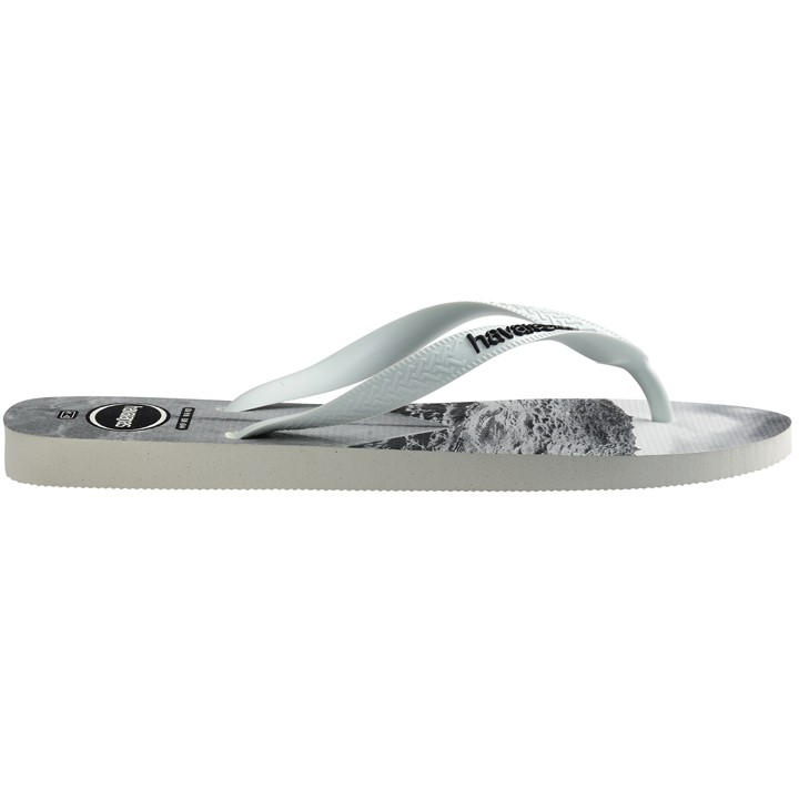 Havaianas Women's White Print Flip Flops in Size 1.5, Sports Direct