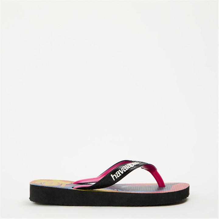 Havaianas Women's Black Flip Flops in Size C10.5, Sports Direct
