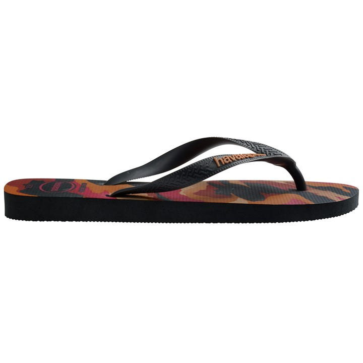 Havaianas Women's Grey Top Camo Black Moss Flip Flops in Size 1.5, Sports Direct