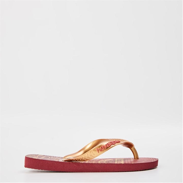 Havaianas Women's Brown Licences Flip Flops in Size 1.5, Sports Direct