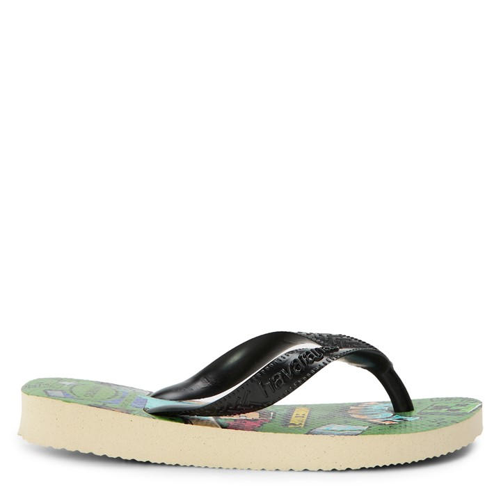 Havaianas  Kids Beige Minecraft Flip Flops in Size C10.5, Sports Direct