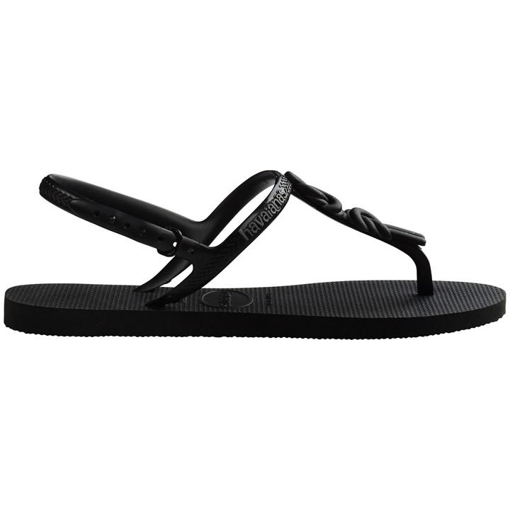 Havaianas Women's Black Twist Plus Flip Flops in Size 1.5, Sports Direct