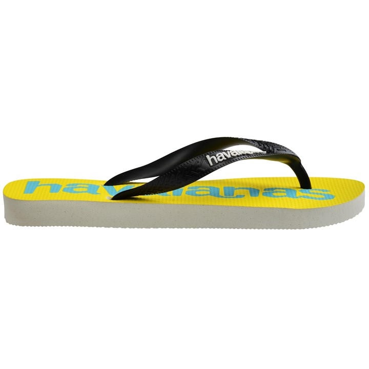 Havaianas Women's White Navy Blue Flip Flops in Size 8, Sports Direct