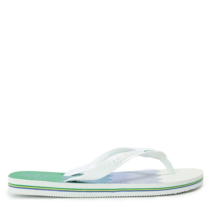 Brazil  Women's  Brasil Fresh Rose Gum Flip Flops, Football by Havaianas in Size 1.5, Sports Direct