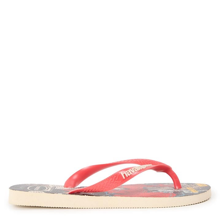Havaianas Women's Beige Top Marvel Classics Flip Flops in Size 3.5, Sports Direct