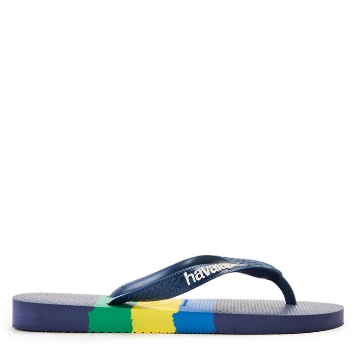 Havaianas Women's Blue Brasil Tech Ii Navy Flip Flops in Size 1.5, Sports Direct