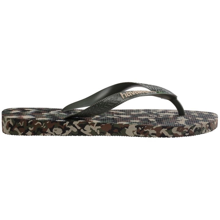 Havaianas Women's Green Brasil Flip Flops in Size 5, Sports Direct