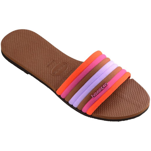 Rust - Havaianas - Women's Malta Cool Black Flip Flops