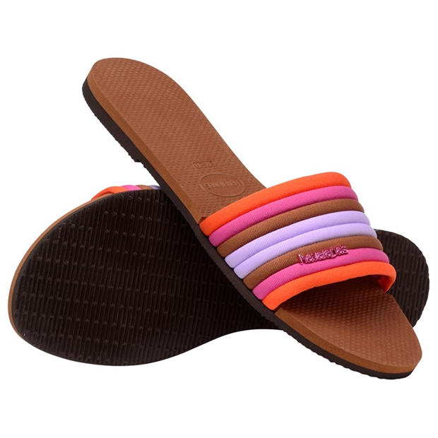 Rust - Havaianas - Women's Malta Cool Black Flip Flops