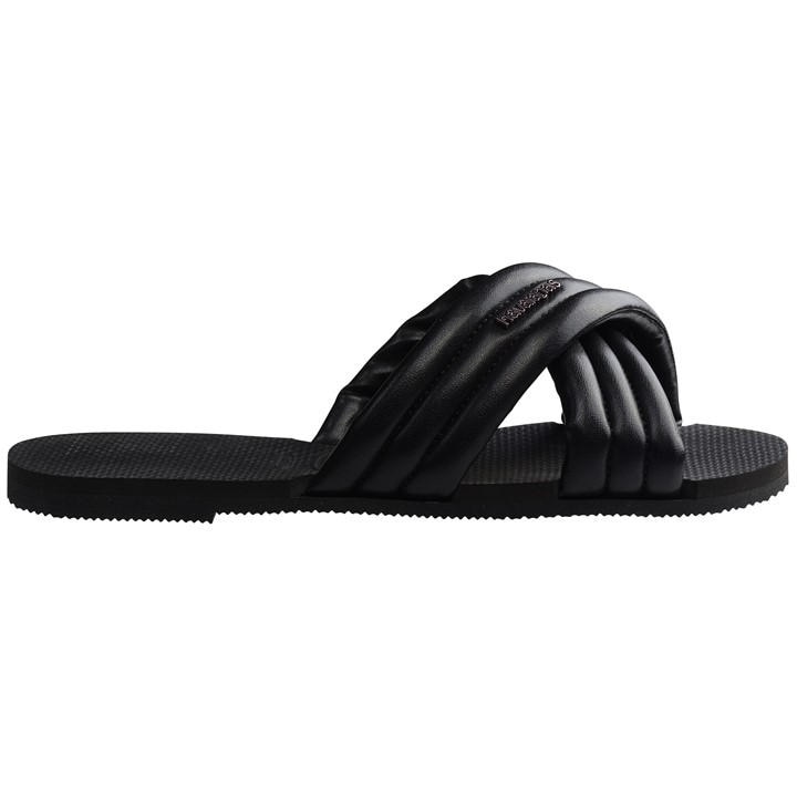 Havaianas Women's Black Flip Flops in Size 3.5, Sports Direct