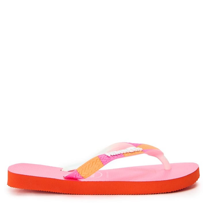Havaianas Women's Orange Top Print Flip Flops in Size 1.5, Sports Direct