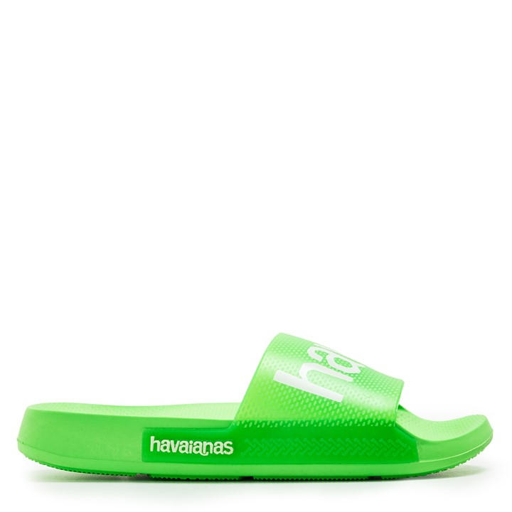 Havaianas Women's Slide Flip Flops - E Green - 1/2 - Image 2