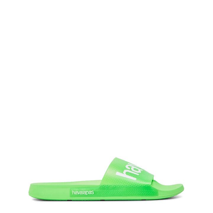 Havaianas Women's Green Slide Flip Flops in Size 3.5, Sports Direct