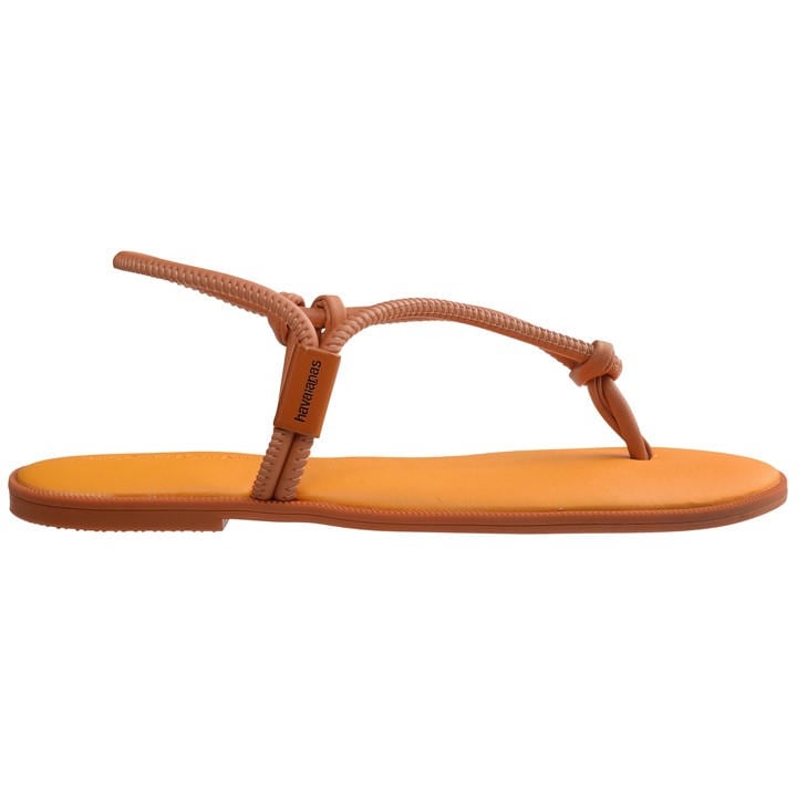 Havaianas Women's Orange Una Sandl Flip Flops in Size 4, Sports Direct