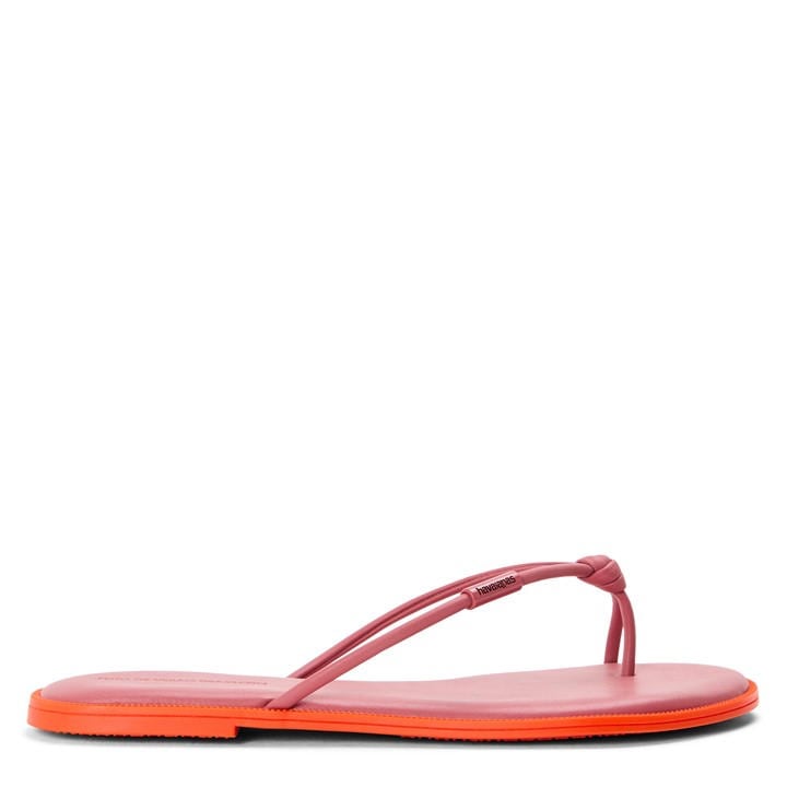 Havaianas Women's Pink Flip Flops in Size 8.5, Sports Direct