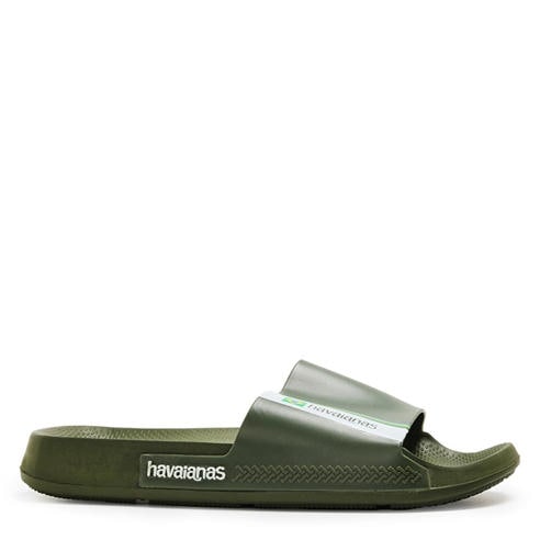 Havaianas - Women's Slide Brasil Green Flip Flops