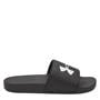 Black/Blk/White - Under Armour - Women's Slider