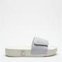 WHT/GRY/WHT - Fila - Women's FT VELCRO v2 Pool Sliders