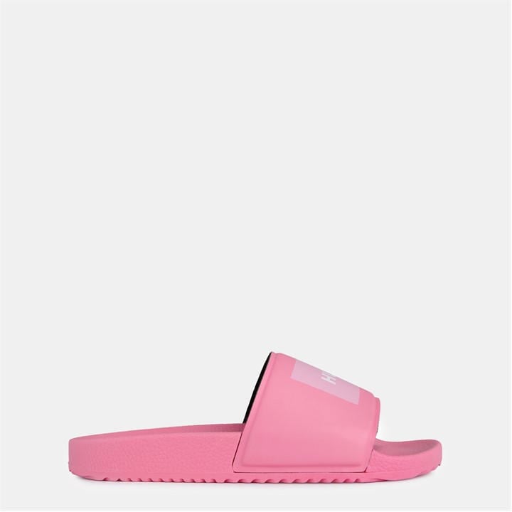 Hugo Women's Pink Time In Sliders in Size 4, Sports Direct