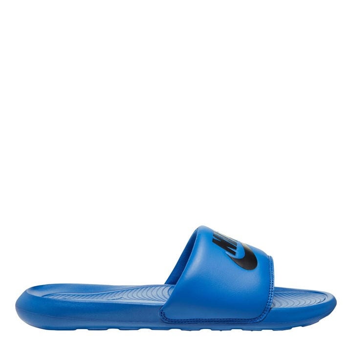 Nike  Kids Blue Kids' Victori One Slider in Size 5.5, Sports Direct