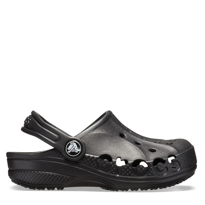 Crocs Boys Black Baya  Clogs in Size 5, Sports Direct