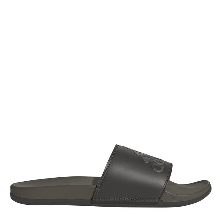 Adidas  Kids Green Adilette Comfort Pool Sliders in Size 5, Sports Direct