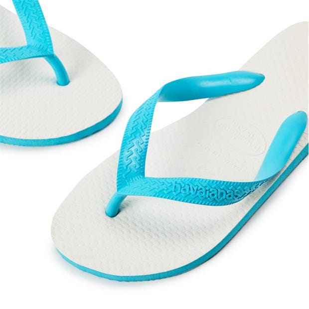 White - Havaianas - Hav. Tradicional Blue 35/36 Flip Flops Unisex Kids