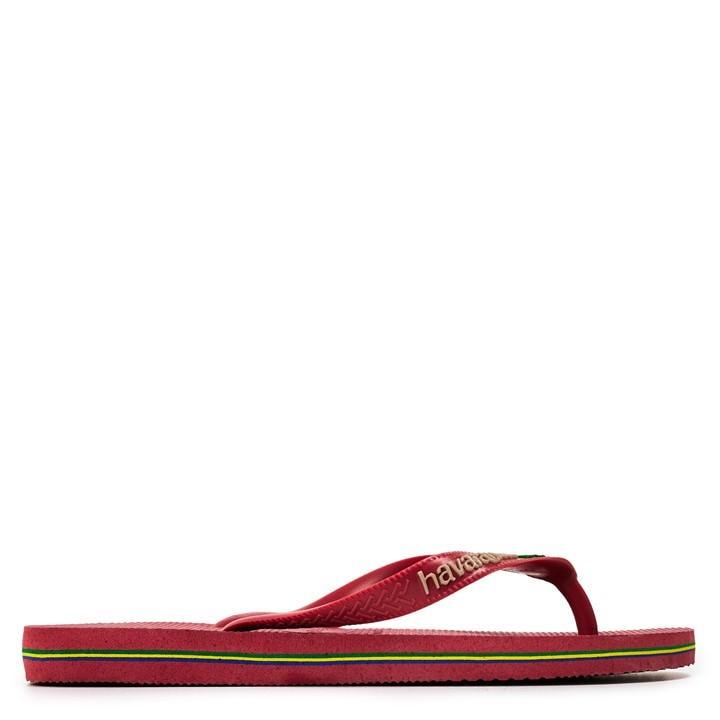 Havaianas Boys Red Kids' Flip Flops in Size 5, Sports Direct