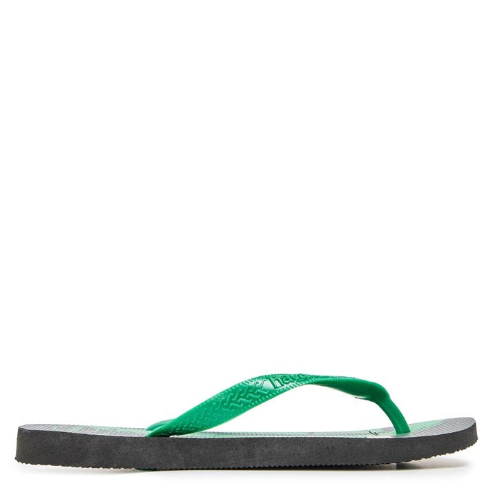 Havaianas Boys Green Kids' Flip Flops in Size 5, Sports Direct