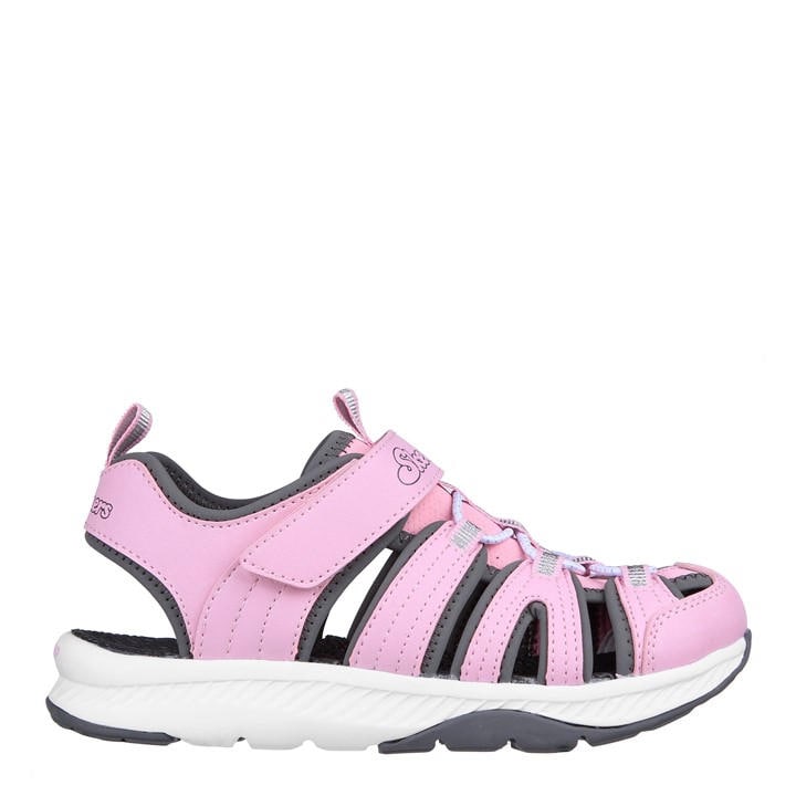 Skechers  Kids Pink Kids' Sports Sandals in Size 4, Sports Direct