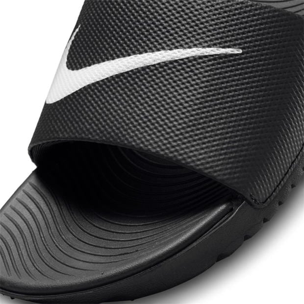Black/White - Nike - Kawa Junior Slides