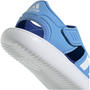 Blue/Wht/R.Blue - adidas - Summer Closed Toe Childrens Water Sandals